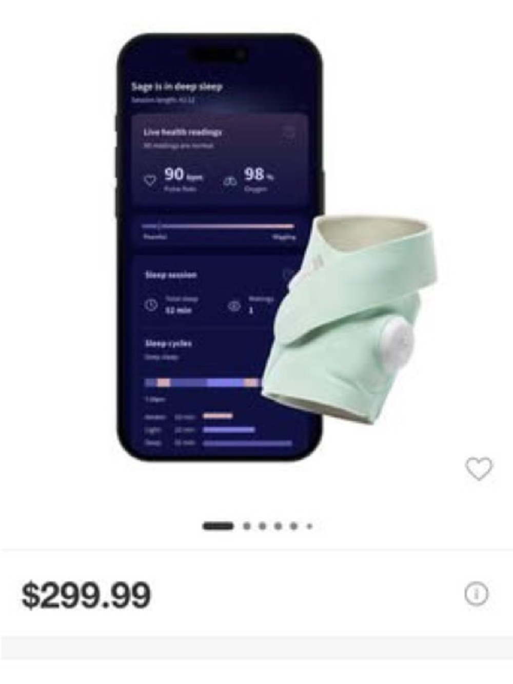 Owlet smart sock NEW in box